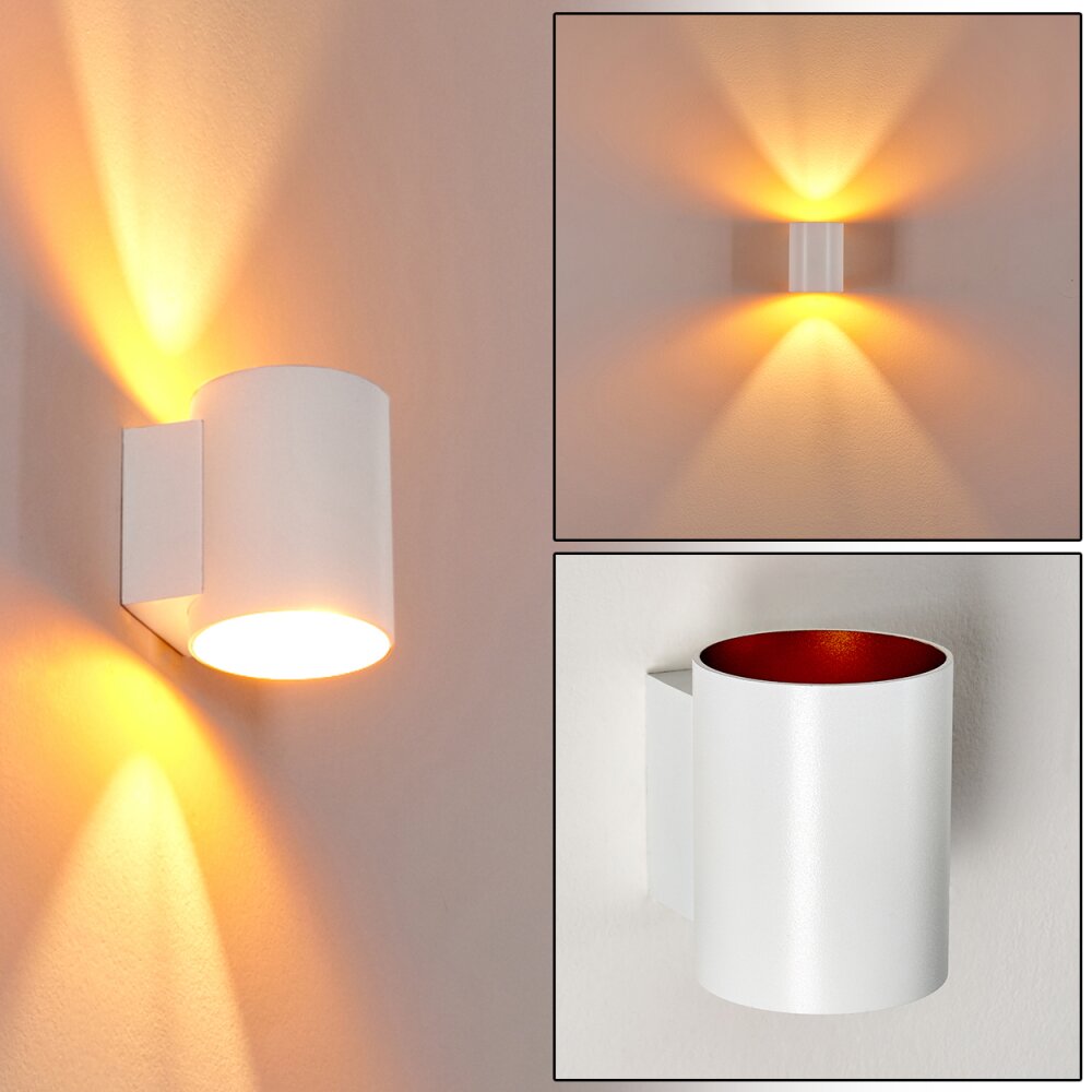 Letsbo Lampa ścienna Złoty, Biały, 1-punktowy main product photo