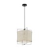 EGLO BRIDEKIRK Lampa Wisząca Czarny, 1-punktowy