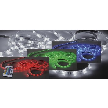 Paul Neuhaus TEANIA Paski świetlne LED Kolorowy, 1-punktowy, Zdalne sterowanie, Zmieniacz kolorów