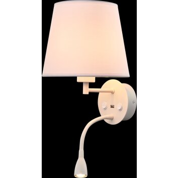Mantra CAICOS Lampa ścienna LED Biały, 1-punktowy