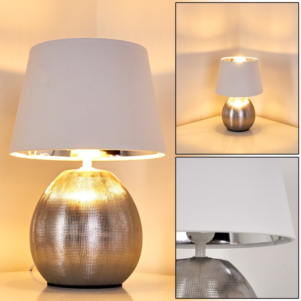 Stampa Lampa stołowa Srebrny, 1-punktowy main product photo