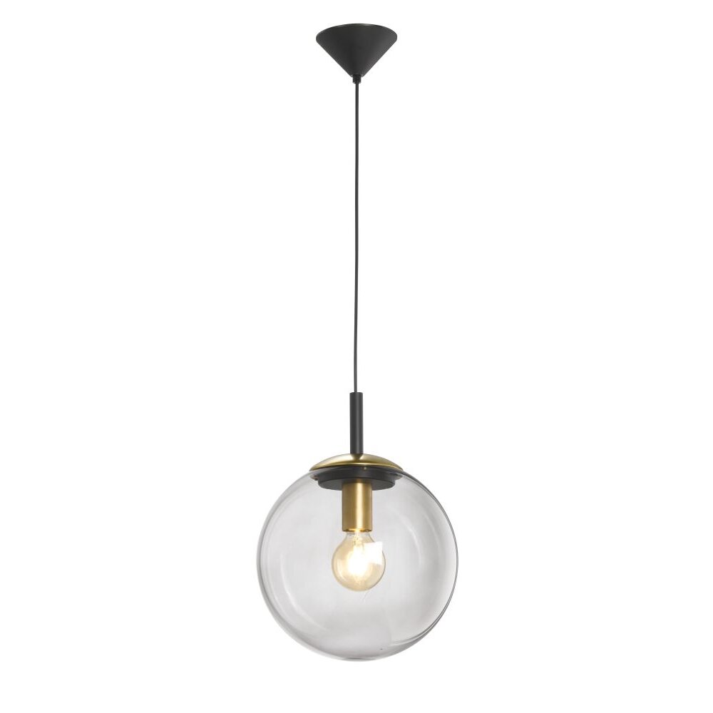 Lampa Wisząca Fischer & Honsel living Dini Czarny, 1-punktowy main product photo