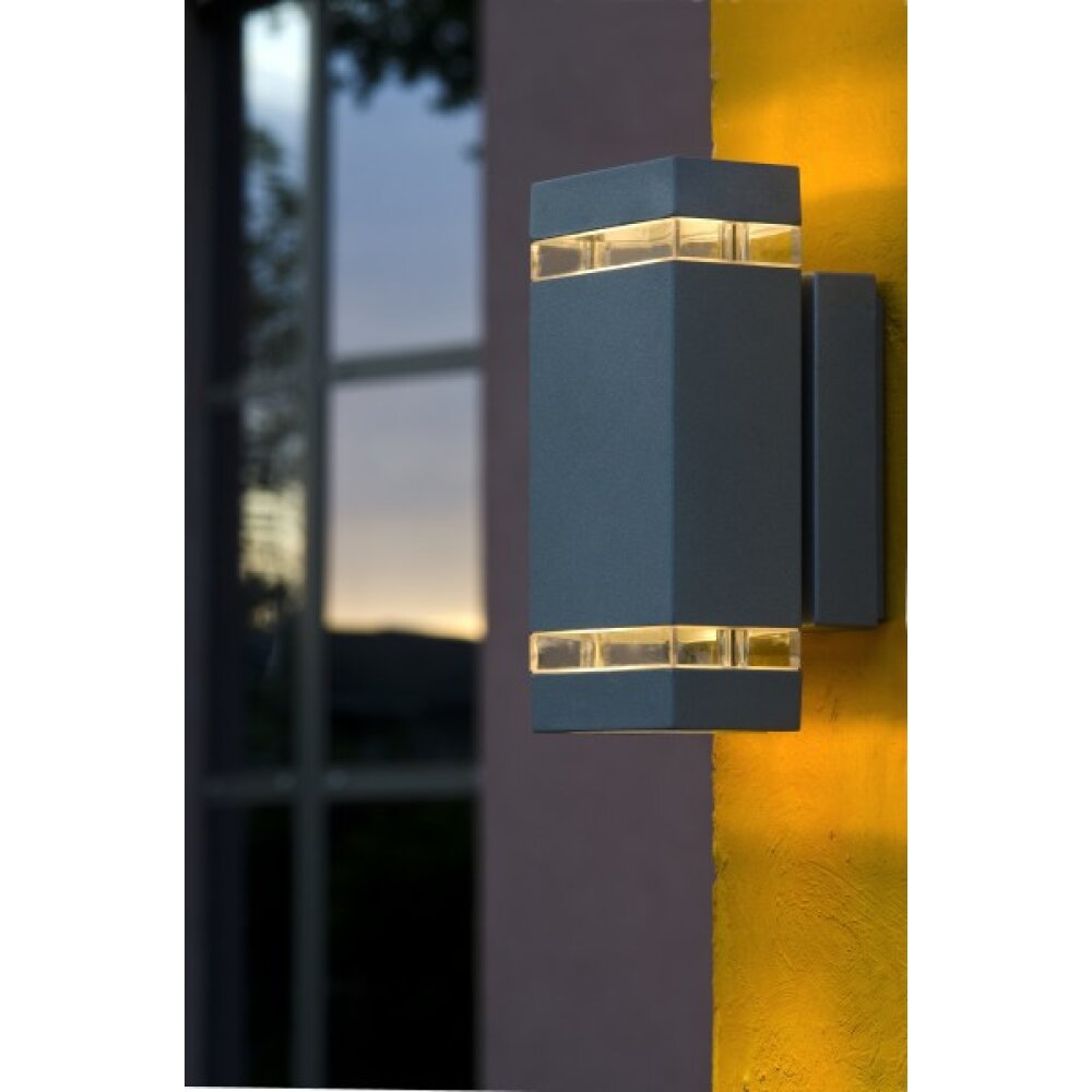 Lutec Lampen Focus Zewnętrzny kinkiet Antracytowy, 2-punktowe main product photo