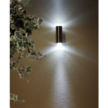 Eglo RIGA-LED Lampa ścienna Czarny, 2-punktowe