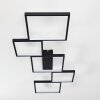 Bacolod Lampa Sufitowa LED Czarny, 1-punktowy