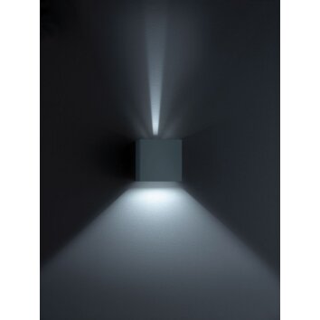 Helestra SIRI 44 Lampa ścienna LED Czarny, 2-punktowe