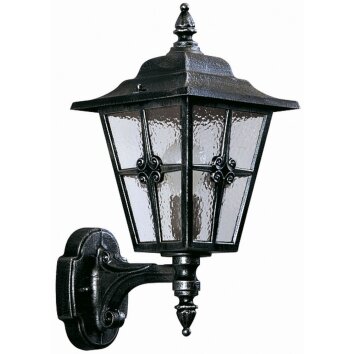 Albert 804 lampa ścienna Czarny, Srebrny, 1-punktowy