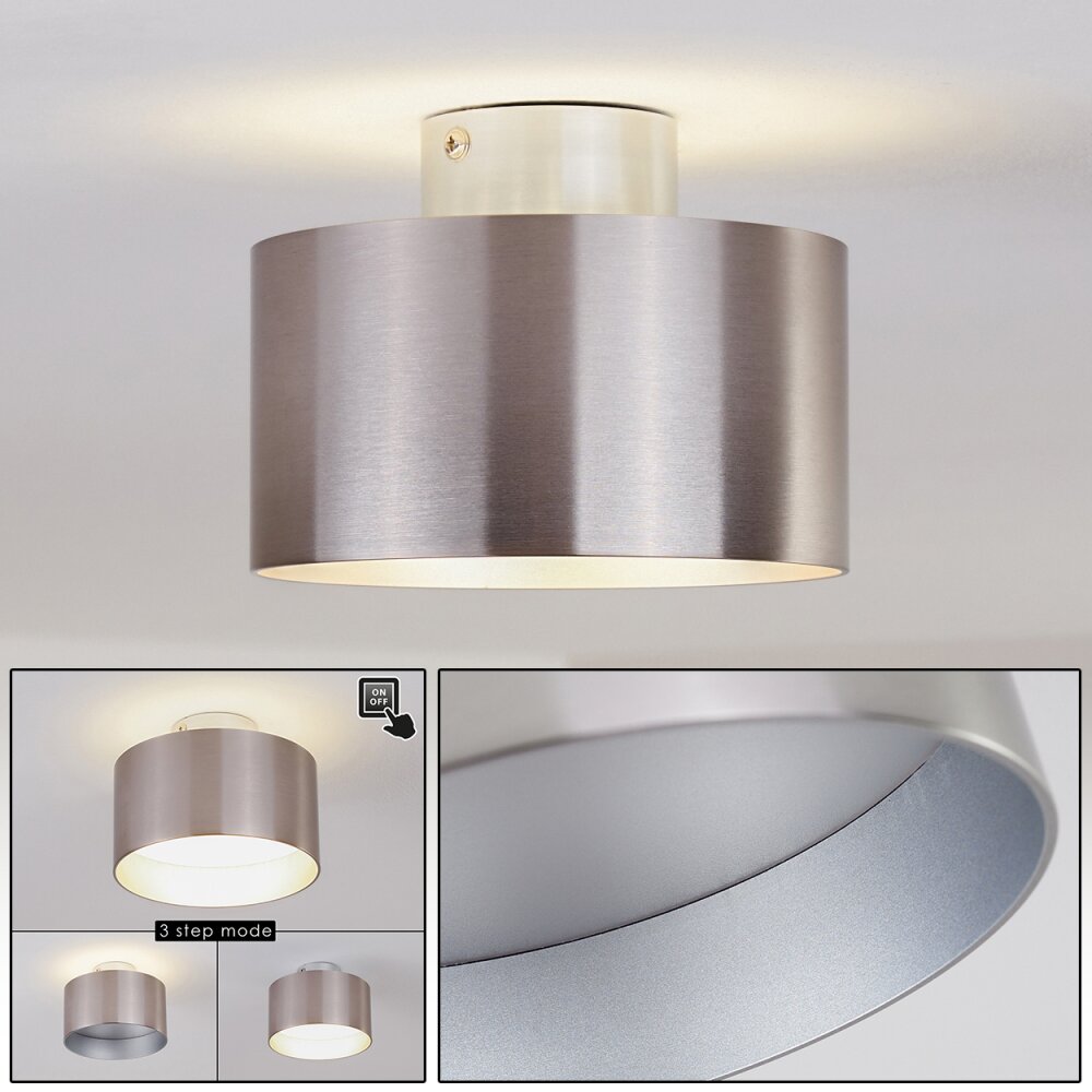 Baraboo Lampa Sufitowa LED Nikiel matowy, 2-punktowe main product photo