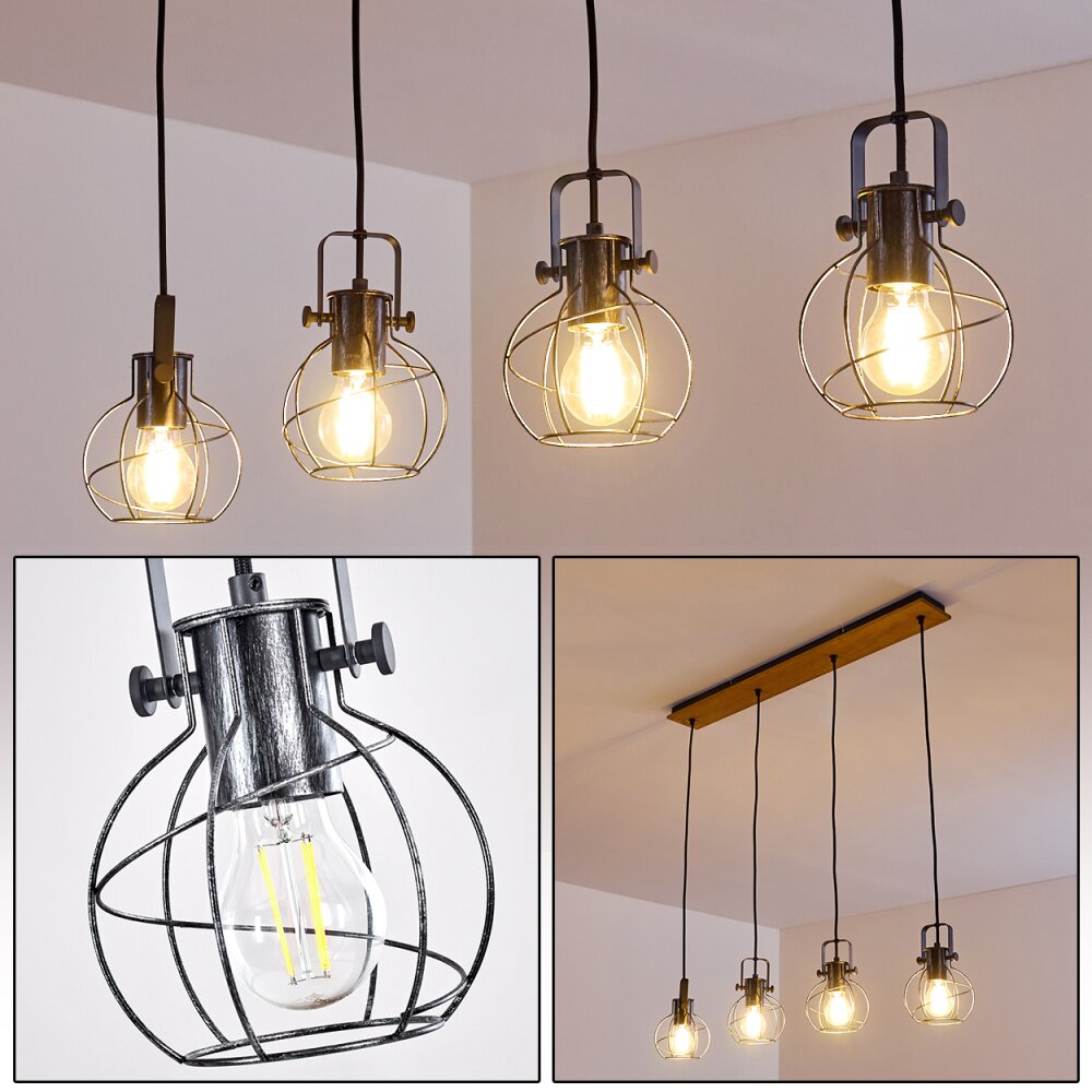 Sundsvall Lampa Wisząca Brązowy, Czarny, 4-punktowe main product photo
