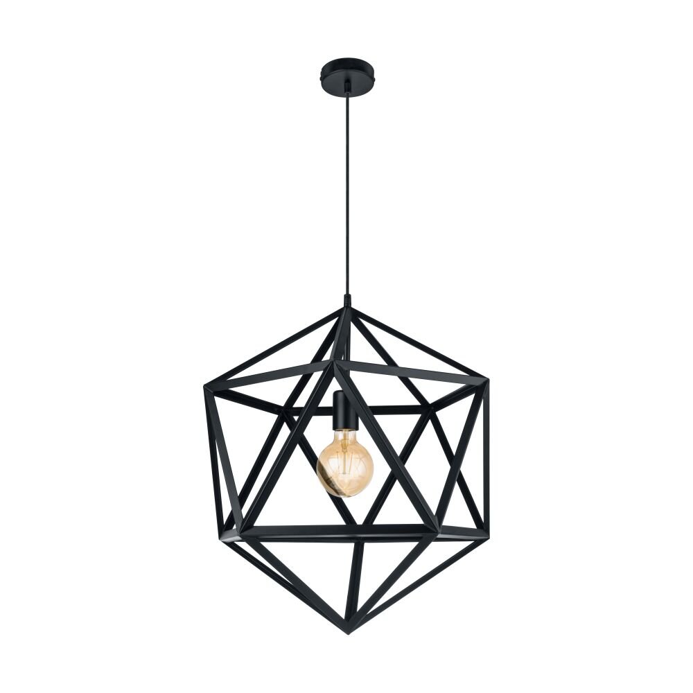 Eglo EMBLETON Lampa Wisząca Czarny, 1-punktowy main product photo