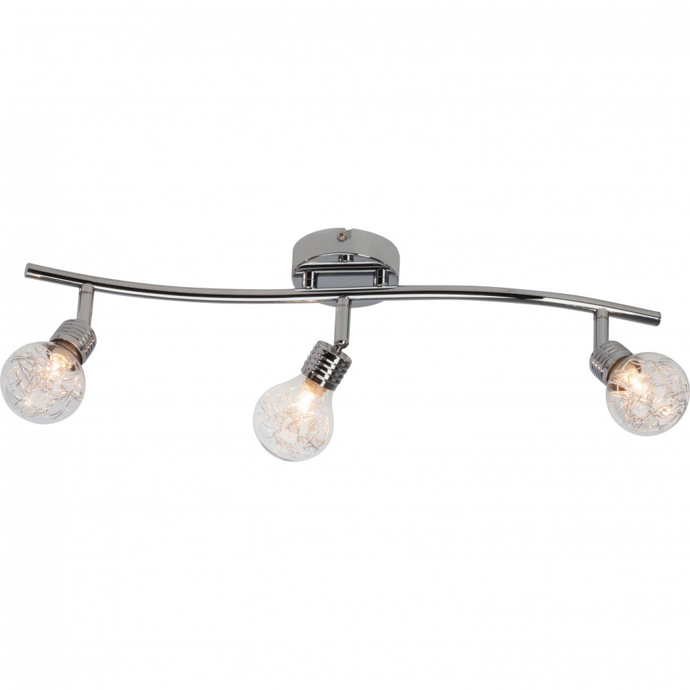 Brilliant BULB Lampa sufitowa Chrom, 3-punktowe main product photo