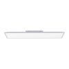 Leuchten Direkt FLAT Lampa Sufitowa LED Srebrny, 1-punktowy, Zdalne sterowanie