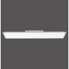 Leuchten Direkt FLAT Lampa Sufitowa LED Srebrny, 1-punktowy, Zdalne sterowanie