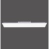 Leuchten Direkt FLAT Lampa Sufitowa LED Srebrny, 1-punktowy, Zdalne sterowanie