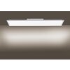Leuchten Direkt FLAT Lampa Sufitowa LED Srebrny, 1-punktowy, Zdalne sterowanie