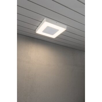 Konstsmide Carrara Lampa Sufitowa LED Biały, 1-punktowy, Zdalne sterowanie