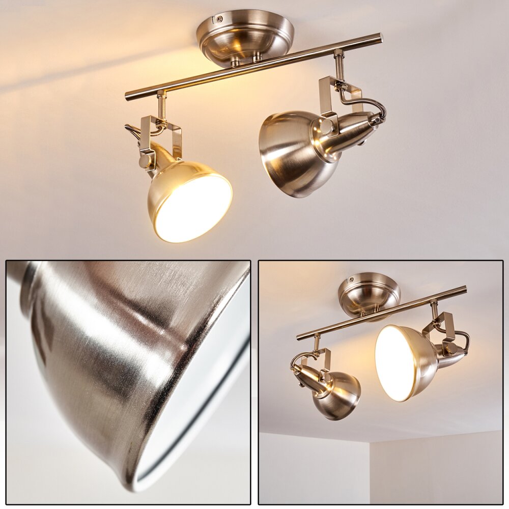 Tina Lampa Sufitowa Nikiel matowy, 2-punktowe main product photo