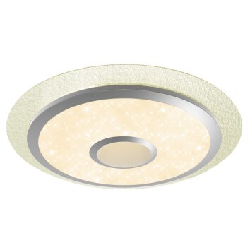 Lampa Sufitowa Brilliant Ronny Biały, 1-punktowy, Zdalne sterowanie, Zmieniacz kolorów Lampa Sufitowa Brilliant Ronny Biały, 1-punktowy, Zdalne sterowanie, Zmieniacz kolorów