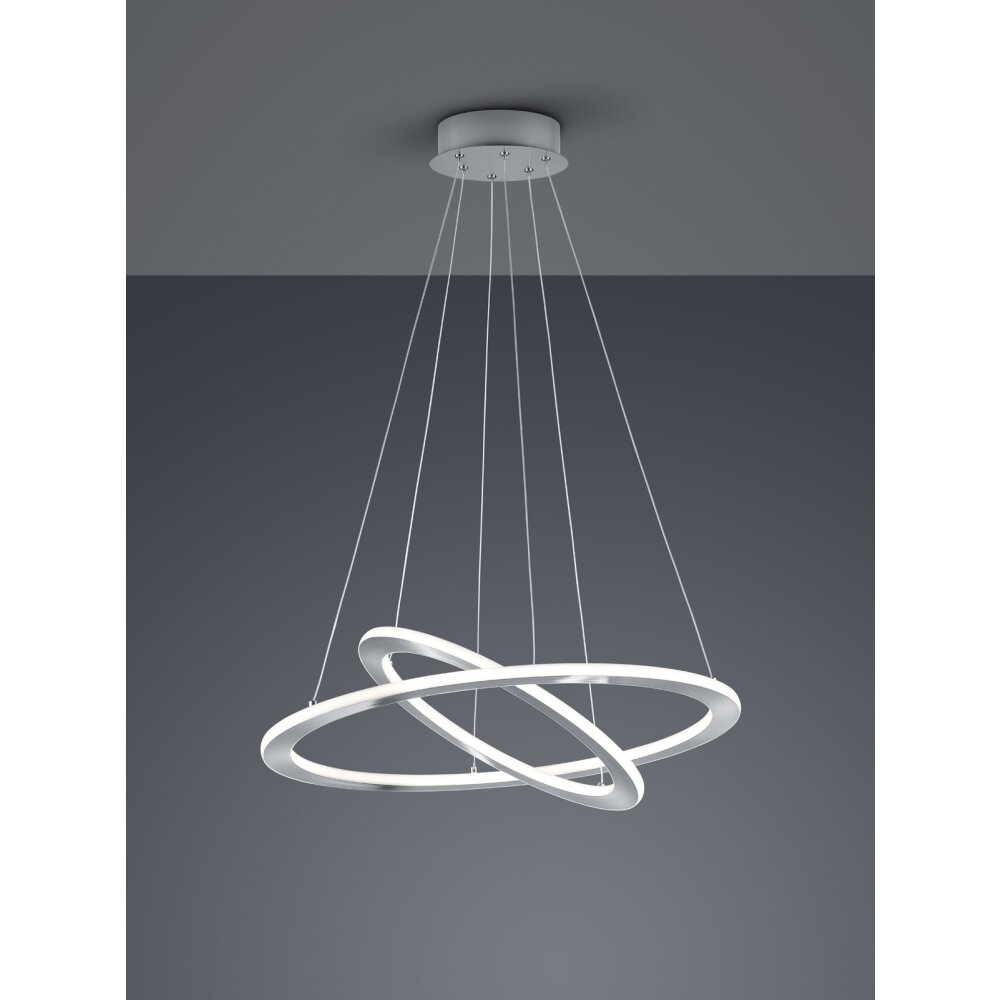 Trio Durban Lampa Wisząca LED Nikiel matowy, 1-punktowy main product photo