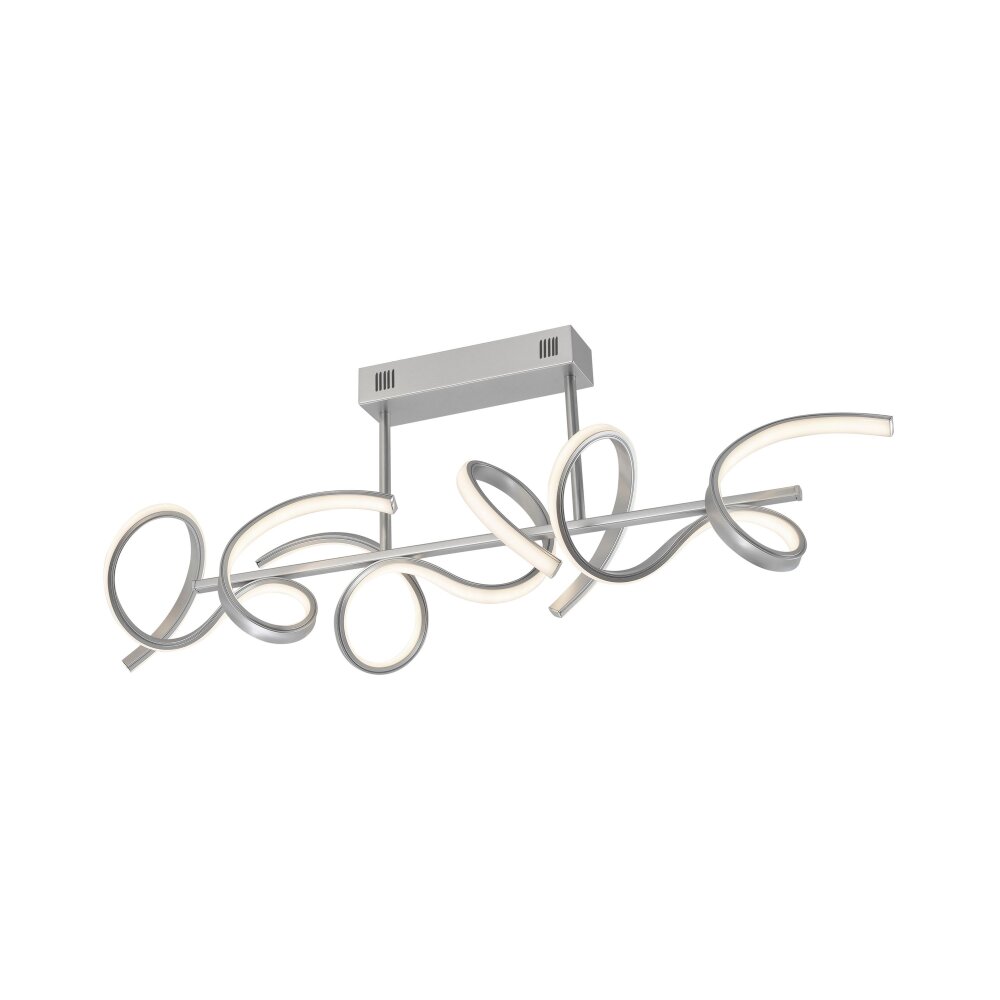 Leuchten Direkt CURLS Lampa Sufitowa LED Srebrny, 3-punktowe main product photo