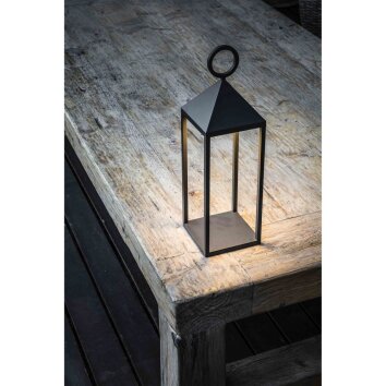 Faro Barcelona Argus Lampa stołowa LED Antracytowy, 1-punktowy