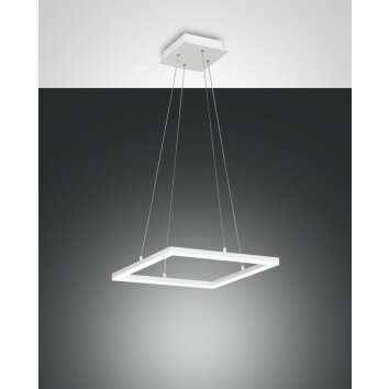 Fabas Luce Bard Lampa Wisząca LED Biały, 1-punktowy