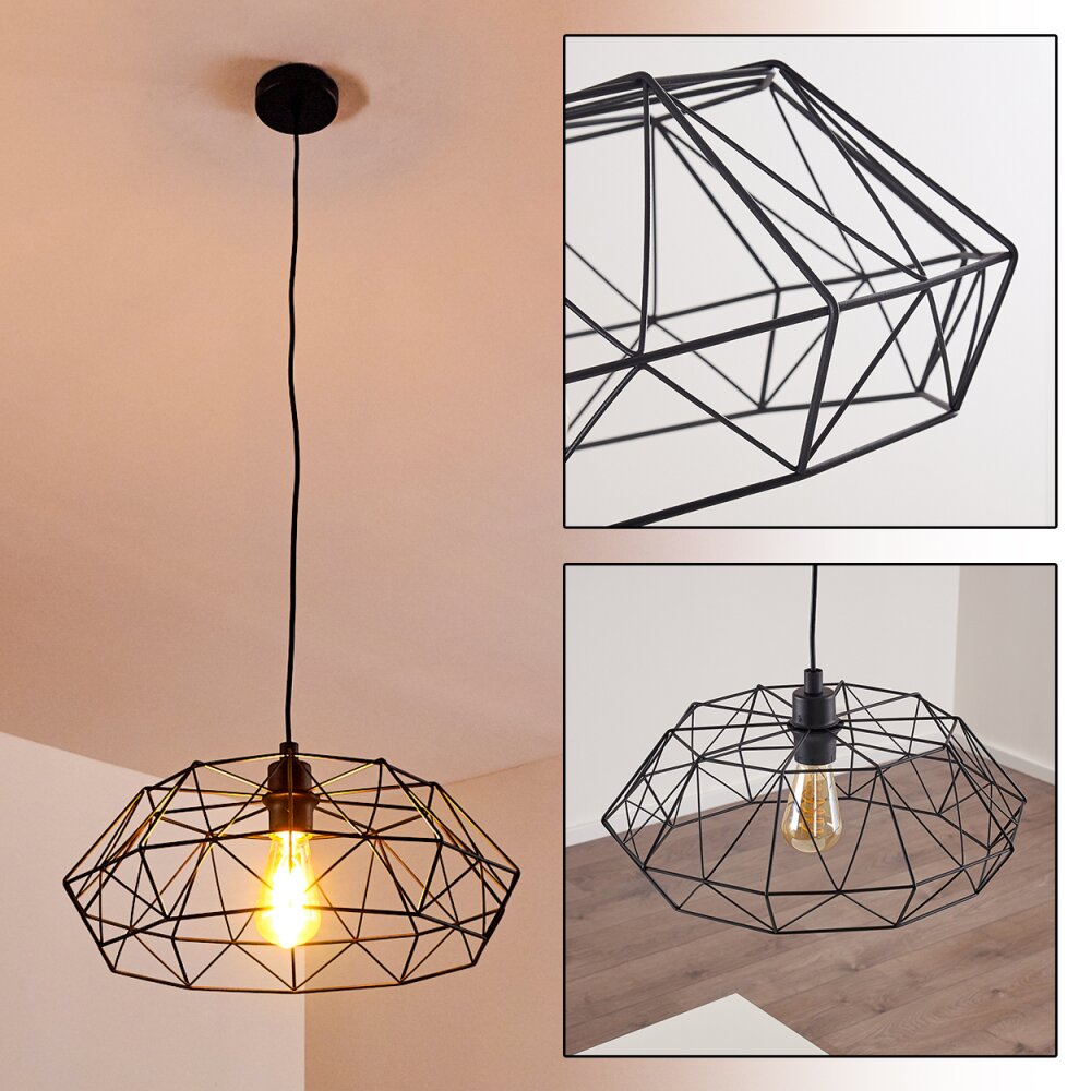 Badalucco Lampa Wisząca Czarny, 1-punktowy main product photo