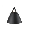 Design For The People by Nordlux STRAP48 lampa wisząca Czarny, 1-punktowy