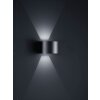 Helestra SIRI 44 Lampa ścienna LED Czarny, 2-punktowe