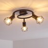 Baripada Lampa Sufitowa Czarny, 3-punktowe