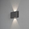 Konstsmide Chieri Zewnętrzny kinkiet LED Czarny, 2-punktowe
