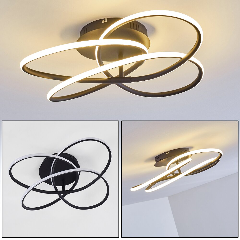 Belgorod Lampa Sufitowa LED Czarny, 1-punktowy main product photo