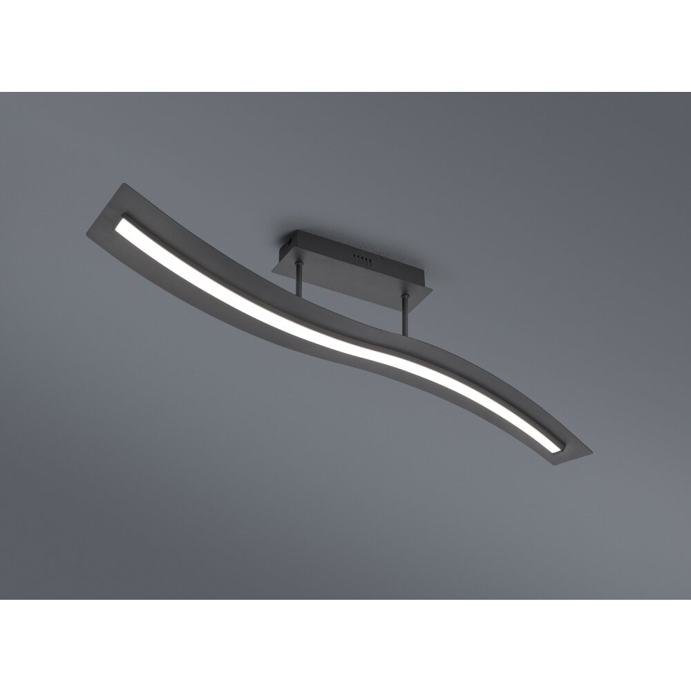 Trio Salerno Lampa Sufitowa LED Czarny, 1-punktowy main product photo