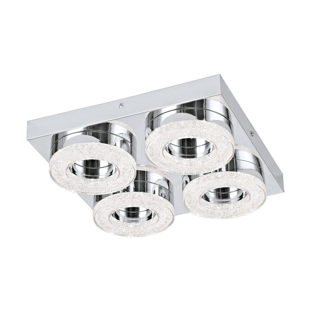 Eglo FRADELO Lampa sufitowa LED Chrom, Kryształowa, 4-punktowe main product photo