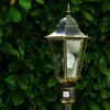 Bristol zewnętrzna lampa stojąca Złoty, Mosiądz, 1-punktowy, Czujnik ruchu