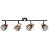 Lampa sufitowa Brilliant Flaka Czarny, 4-punktowe