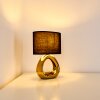 Morcote Lampa stołowa Złoty, 1-punktowy