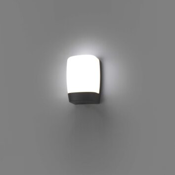 Faro Barcelona Pol Lampa ścienna LED Szary, 1-punktowy