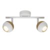 Brilliant Scan Lampa Sufitowa LED Jasne drewno, Biały, 2-punktowe