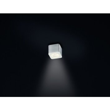 Helestra OSO lampa sufitowa LED Aluminium, 1-punktowy