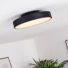 Plovdiv Lampa Sufitowa LED Czarny, 1-punktowy, Zdalne sterowanie
