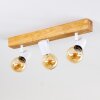 Barbengo Lampa Sufitowa brązowy, jasne drewno, biały, 3-punktowe