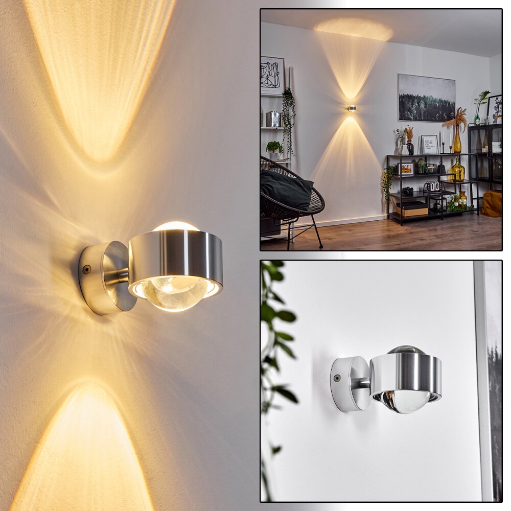 Sapri lampa ścienna Srebrny, 1-punktowy main product photo