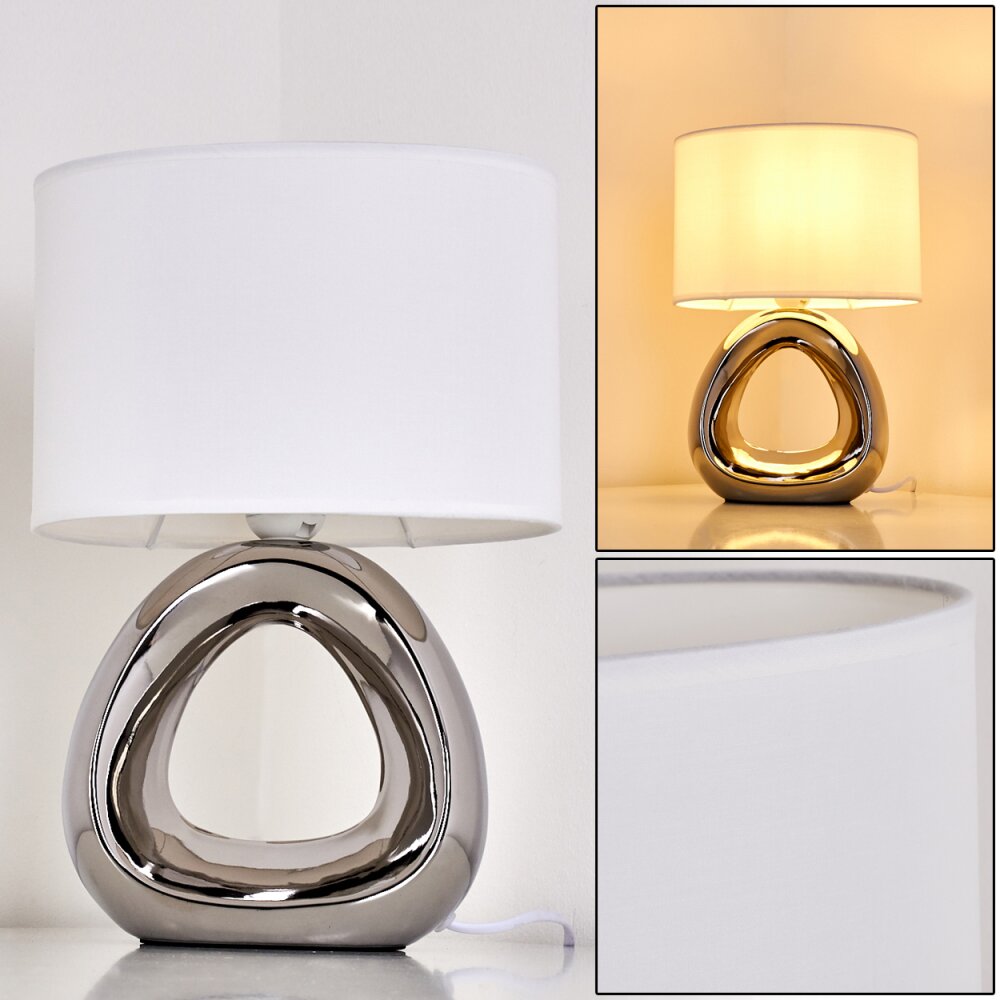 Morcote Lampa stołowa Chrom, 1-punktowy main product photo