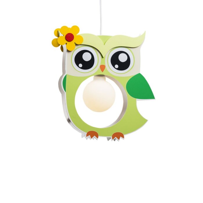 Elobra EULE Lampa Wisząca Zielony, 1-punktowy
