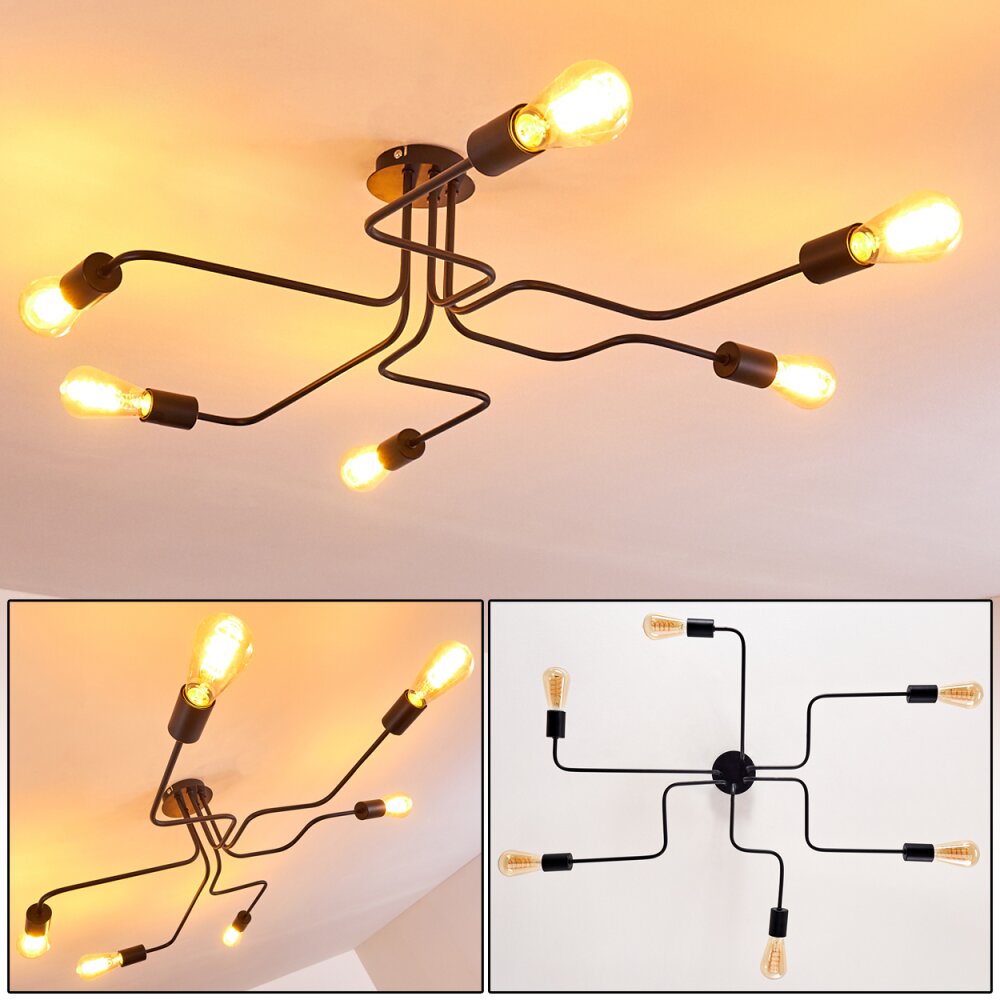 Bogno Lampa Sufitowa Czarny, 6-punktowe main product photo