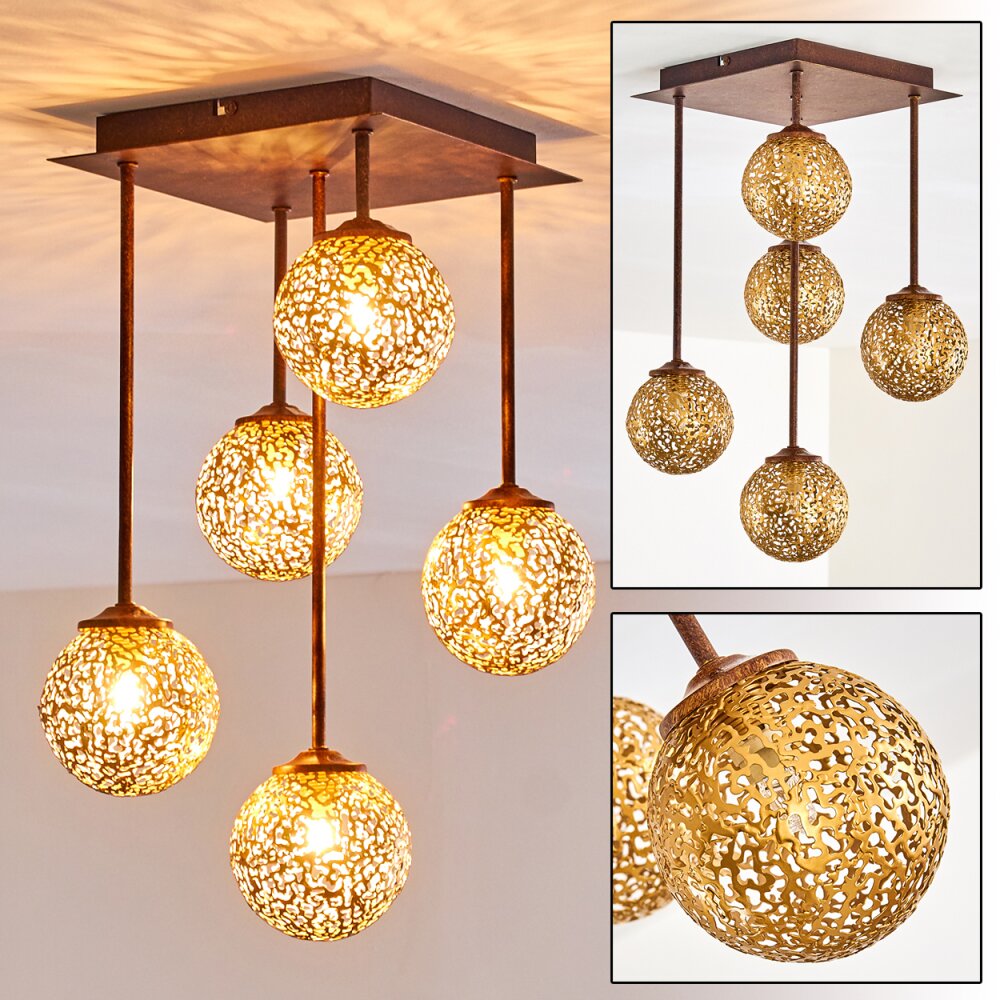 Virga Lampa Sufitowa Rdzawy, 5-punktowe main product photo