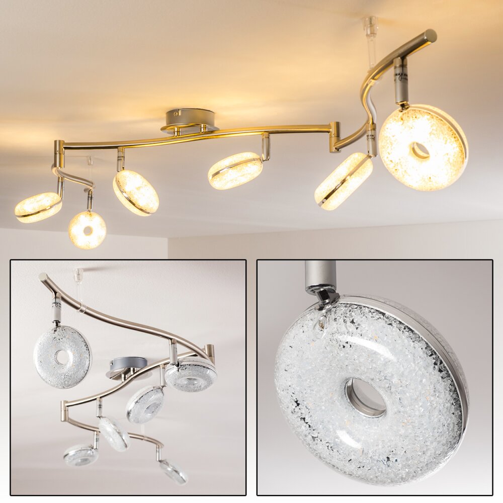 Donot Lampa Sufitowa LED Nikiel matowy, 6-punktowe main product photo