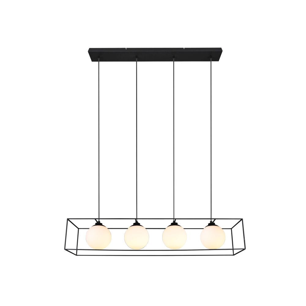 Lampa Wisząca Reality GABBIA Czarny, 4-punktowe main product photo