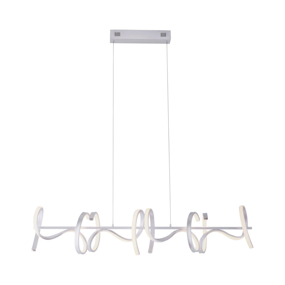 Leuchten Direkt CURLS Lampa Wisząca LED Srebrny, 4-punktowe main product photo